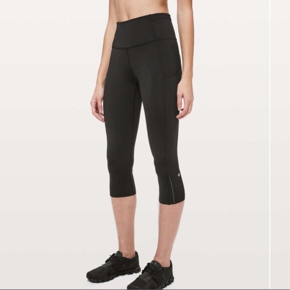Lululemon Fast & Free Crop II *Nulux 19
